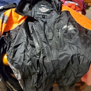 Mens Small Harley Davidson rain gear Ladies Xl
